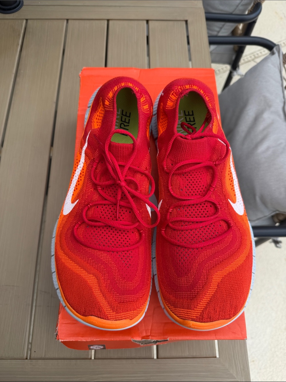 Men’s NIKE Free Flyknit+ sz 13